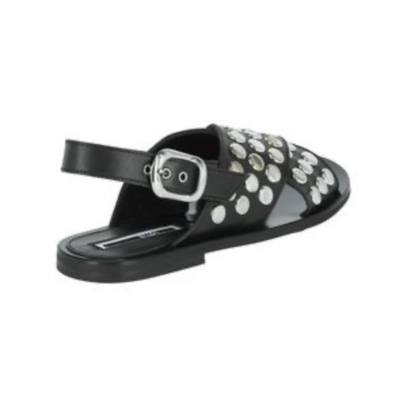 MCQ Alexander McQueen Sundance Studded Sandal Black Womens - Picture 3 of 6